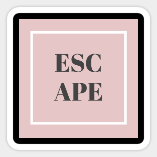 Escape Sticker